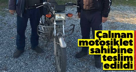 Ç­a­l­ı­n­a­n­ ­m­o­t­o­s­i­k­l­e­t­ ­s­a­h­i­b­i­n­e­ ­t­e­s­l­i­m­ ­e­d­i­l­d­i­ ­-­ ­S­o­n­ ­D­a­k­i­k­a­ ­H­a­b­e­r­l­e­r­